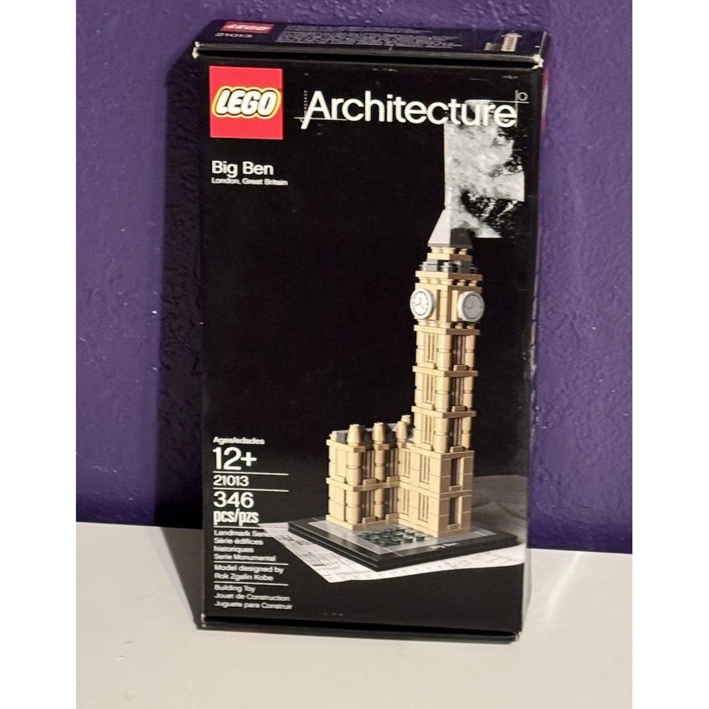 Lego Architecture Big Ben (21013) Landmark Series London Great Britain Sealed